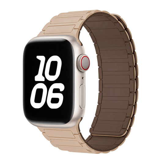 Silicone Magnetic Loop Watch Band For Apple Watch