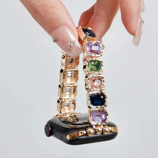 Rainbow Crystal Bracelet for Apple Watch